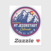 山ビエルシュタット – コロラド14ersフォーティーンエールサンセット シール (シート)