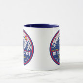 山ビエルシュタット – コロラド14ers fourteener Sunset マグカップ (中央)