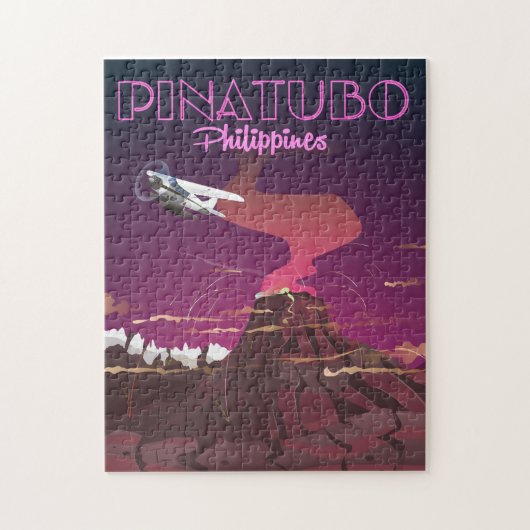 山ピナツボ（フィリピン） ジグソーパズル (縦)