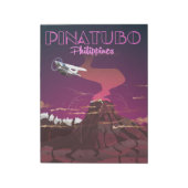 山ピナツボ(フィリピン) ノートパッド (回転)