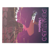 山ピナツボ(フィリピン) ノートパッド (正面)