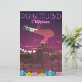 山ピナツボ(フィリピン) 便箋 (スタンド正面)
