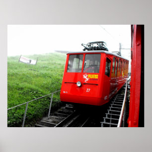 山ピラタス鉄道（スイス） ポスター