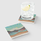 山ファンタジーサンライズ ストーンコースター (横)