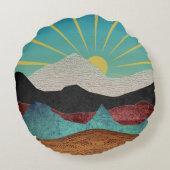 山ファンタジーサンライズ ラウンドクッション (裏面)