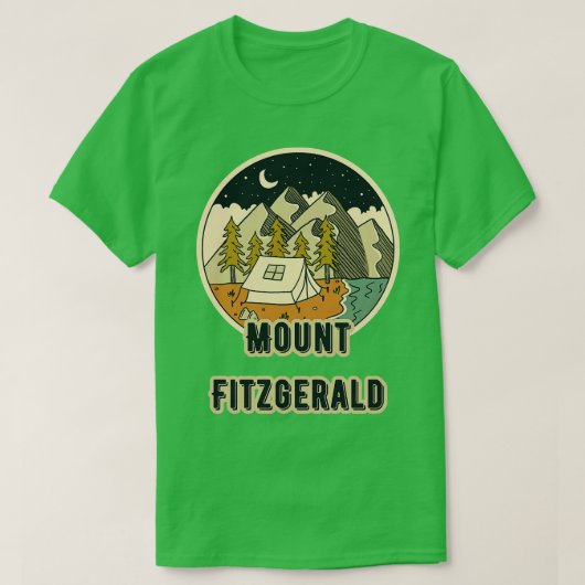 山フィッツジェラルド Tシャツ (デザイン正面)