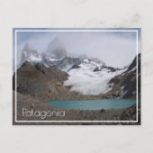 山フィッツロイと氷河，パタゴニア ポストカード (正面)