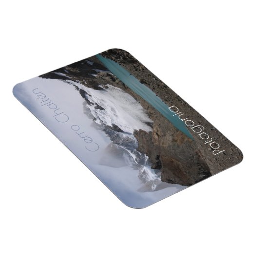 山フィッツロイと氷河,パタゴニア マグネット (右側)