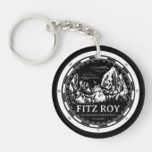 山フィッツロイ – セロシャルトンサウスアメリカ キーホルダー (正面)