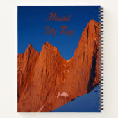 山フィッツロイ ノートブック (裏面)