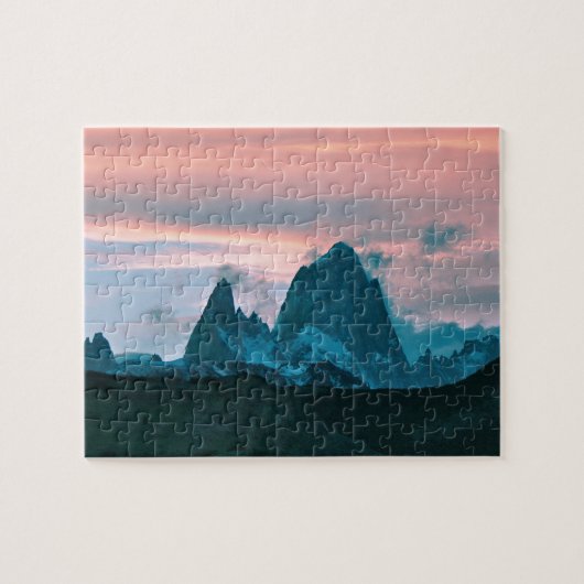 山フィッツロイ,パタゴニア,アルゼンチン ジグソーパズル (横)