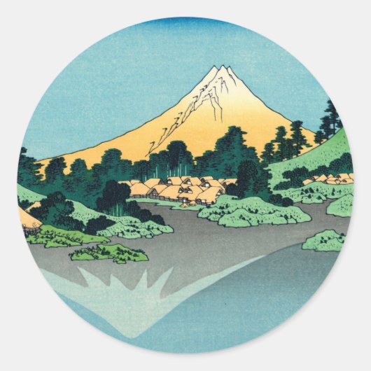 山フジが映す ラウンドシール (正面)