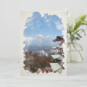 山フジジャパン水彩画Tシャツ セーブザデート (スタンド正面)