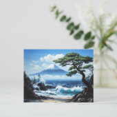 山フジジャパン海ビュ絵を描ー ポストカード (スタンド正面)
