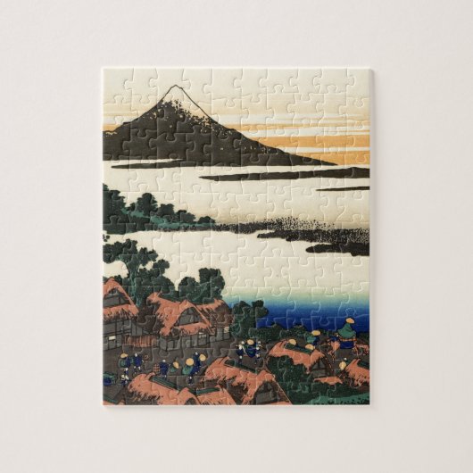 山フジジャパン・サンセット ジグソーパズル (縦)