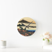 山フジジャパン・サンセット ラウンド壁時計 (ホーム)