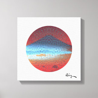 山フジホワイトバイロフィー キャンバスプリント