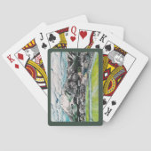 山フジ絵を描ズバイアルフレッドキツネ トランプ (裏面)