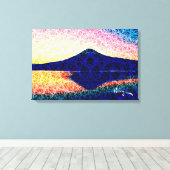 山フジIVバイロフィー キャンバスプリント (インサイチュ (ウッドフロア))