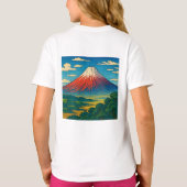 山フジTシャツ Tシャツ (裏面)
