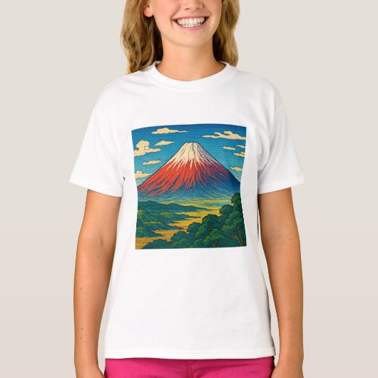 山フジTシャツ Tシャツ (正面)