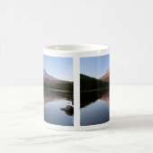 山フードがTrillium Lake写真に反映 コーヒーマグカップ (中央)