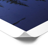 山フードとリフレクション（オレゴン） ポスター (角)