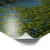 山フードと風光明媚な湖の風景 フォトプリント            (角)