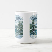 山フードオレゴン州スキー太平洋ノースウエストウィンター コーヒーマグカップ (中央)