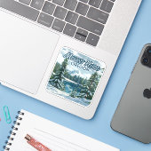 山フードオレゴン州スキー太平洋ノースウエストウィンター シール (ノートパソコンとiPhone)