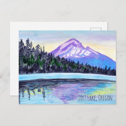 山フードサンライズアット失ったレイクカスタム ポストカード (正面/裏面)