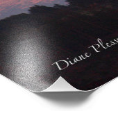 山フード1月の日没 フォトプリント            (角)