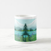 山フード11ozまたは15ozマグカップ コーヒーマグカップ (中央)