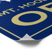 山フード，オレゴン州スキーポスター – ティンバーラインロッジ ポスター (角)