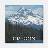 山フード、オレゴン州（横） マグネット (正面)