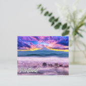 山フード，オレゴン，アメリカ ポストカード (スタンド正面)