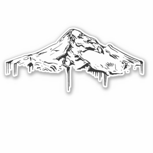 山フード シール (正面)