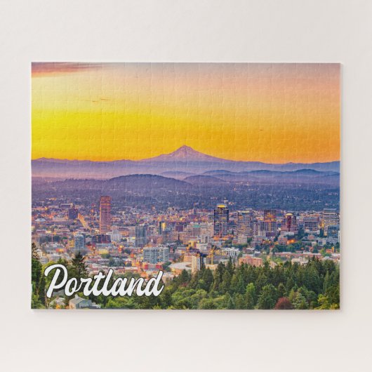 山フード，ポートランド，オレゴン ジグソーパズル (横)