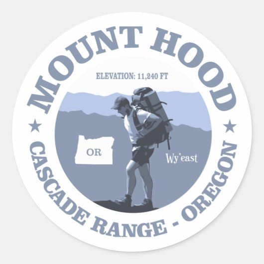 山フード(rd) ラウンドシール (正面)