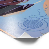 山ブラーオーストラリアヴィンテージスキーポスター フォトプリント            (角)