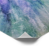 山プリント12 × 16インチ ポスター (角)