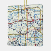 山プレザント&硫黄春クリスマス装飾 セラミックオーナメント (左)