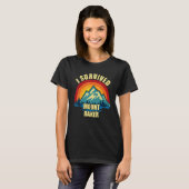 山ベイカーハイキングマウンテン登山 Tシャツ (正面フル)