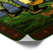 山ベイカーロッジノーザンカスケードトラベルポスター ポスター (角)