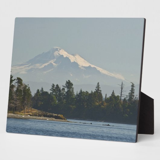 山ベーカーが景観を支配 フォトプラーク (側面)