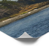 山ベーカーが景観を支配 ポスター (角)