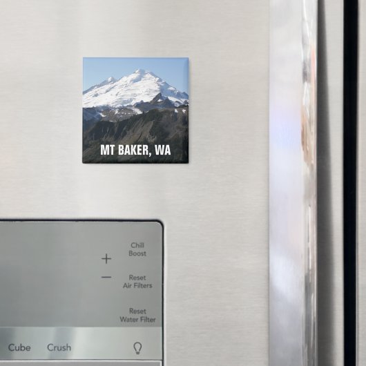 山ベーカー，ワシントン写真 マグネット (インサイチュ (冷蔵庫))