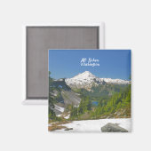 山ベーカーWashington風光明媚なフォトマグネット マグネット (正面/裏面)