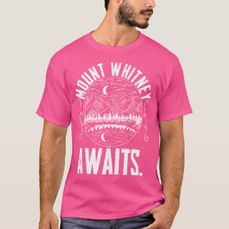 山ホイットニーアワティスピープルマウンテンズハイキングトラ Tシャツ