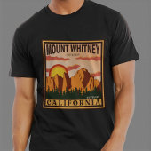 山ホイットニーカリフォルニアシエラネバダヴィンテージ Tシャツ